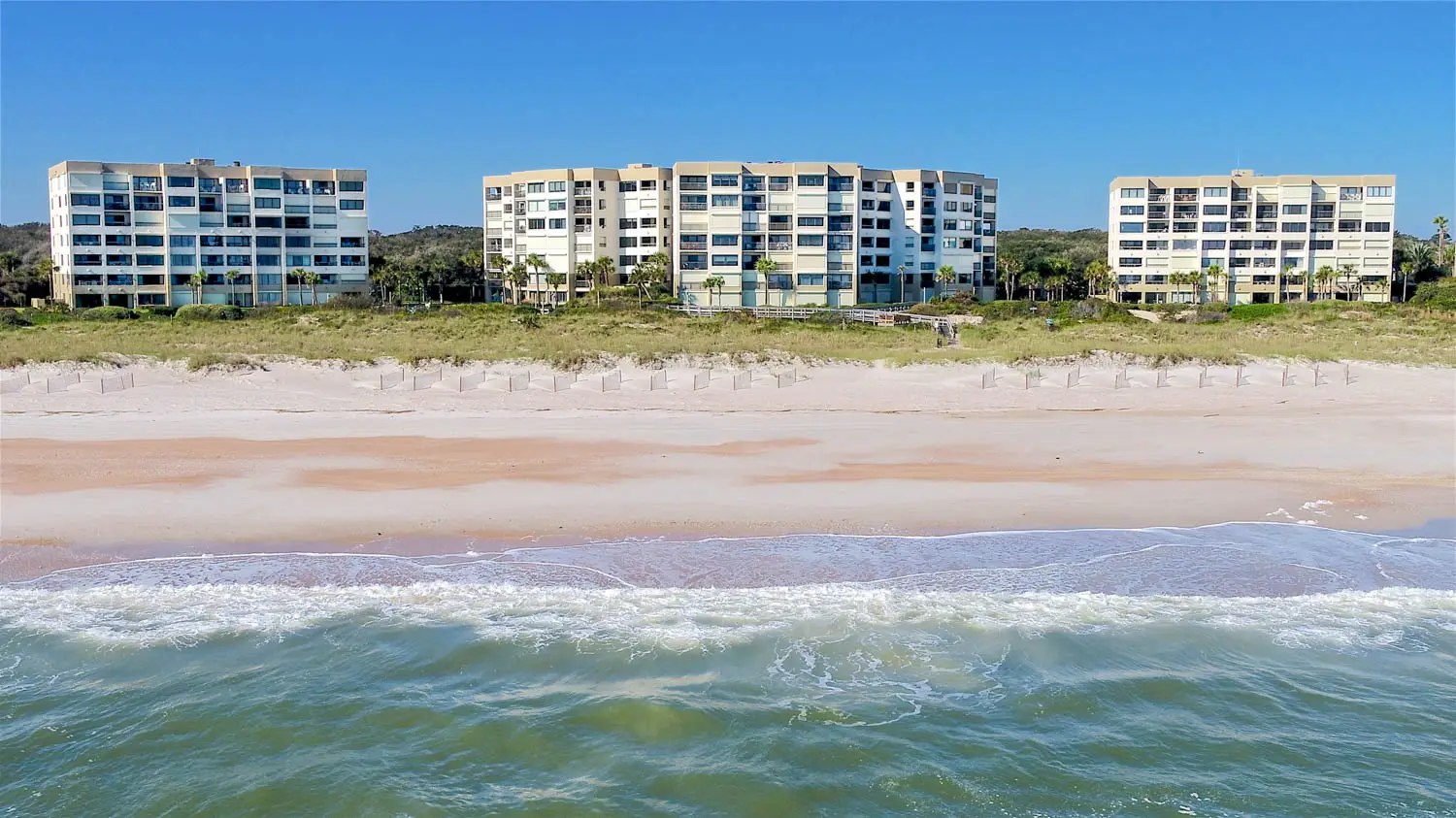 Amelia Surf & Racquet Club oceanfront buildings